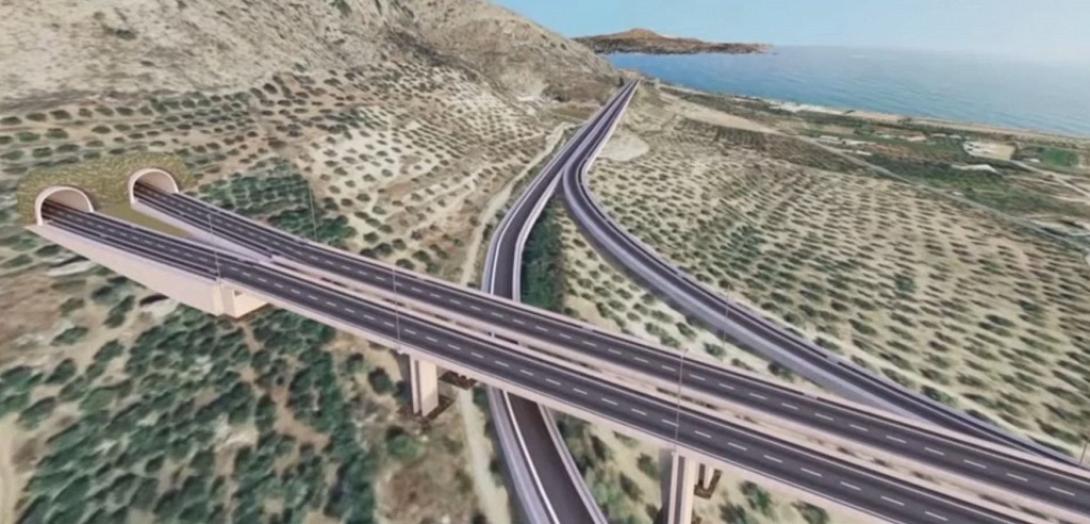 Άποψη του σχεδίου για τον ΒΟΑΚ, με τις νέες χαράξεις και τις γέφυρες.