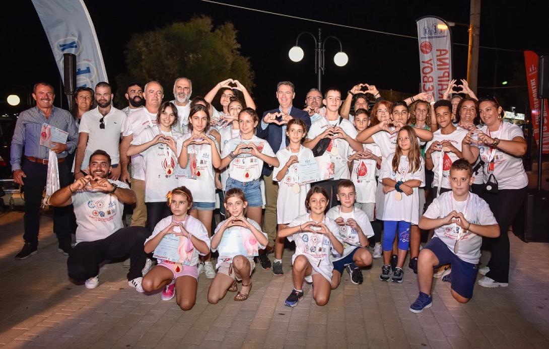 19η Πανελλήνια Λαμπαδηδρομία Εθελοντών Αιμοδοτών στο Δήμο Χερσονήσου