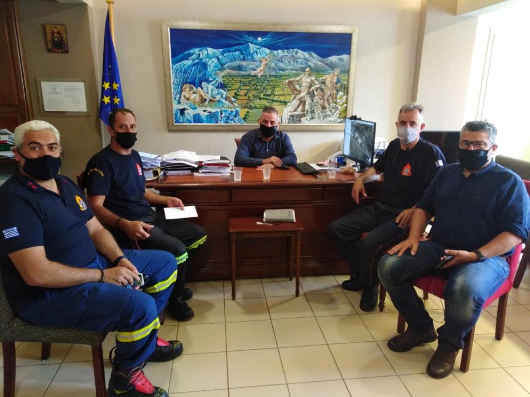 Οροπέδιο Λασιθίου πυροσβεστικό κλιμάκιο