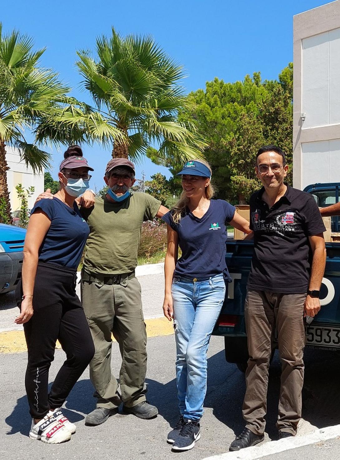 Σωματείο εργαζομένων ΠΑΓΝΗ - αποστολή ειδών πρώτης ανάγκης στους πυρόπληκτους της Εύβοιας 