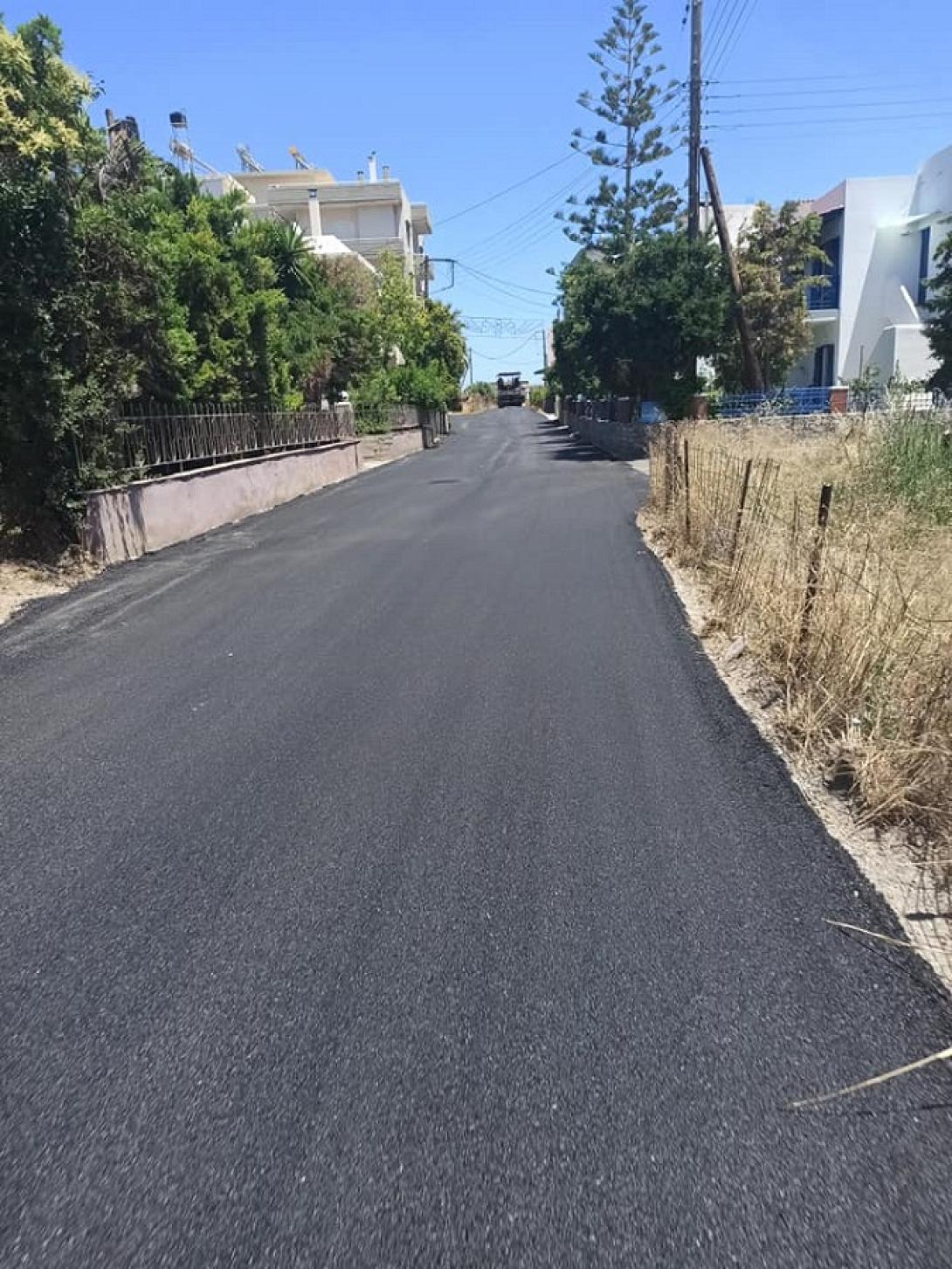 ασφαλτόστρωση αμμουδάρα