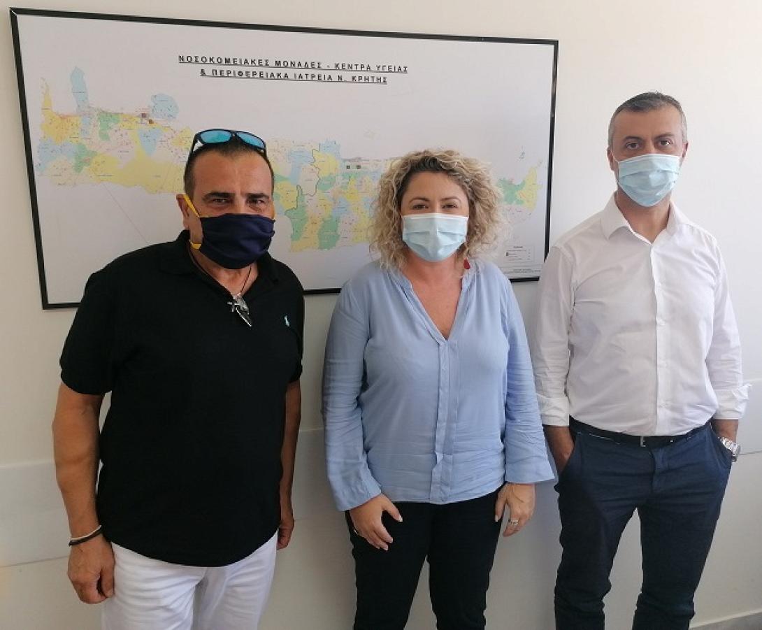 Συνάντηση Μπορμπουδάκη και Αγαπίου με τον Μοχιανάκη