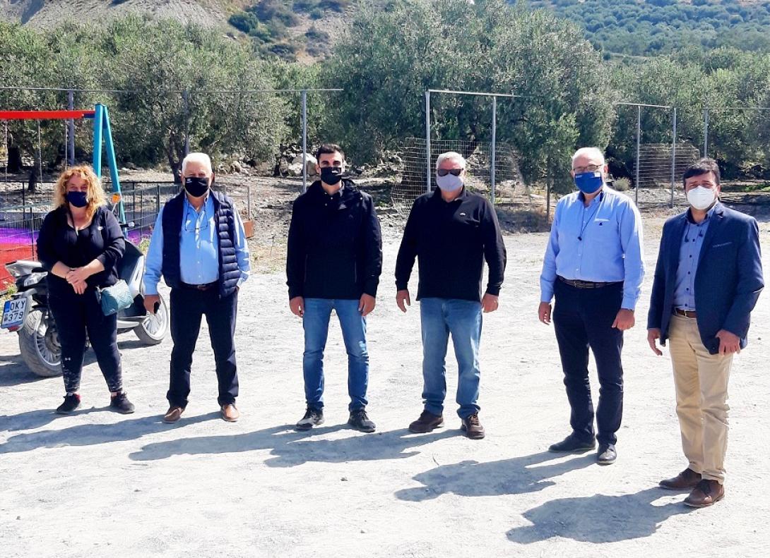 Από την επίσκεψη των Μπαριτάκη - Συριγωνάκη στη Βιάννο