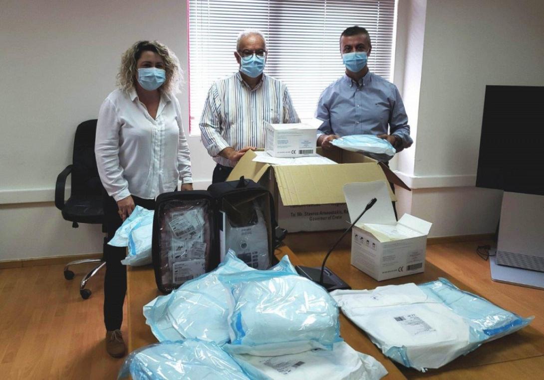 Περιφέρεια Κρήτης: Παράδοση βιοϊατρικού εξοπλισμού στην 7η ΥΠΕ