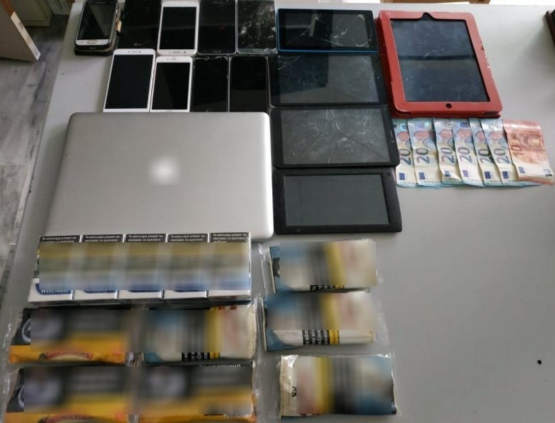 Τα ευρήματα της αστυνομίας.