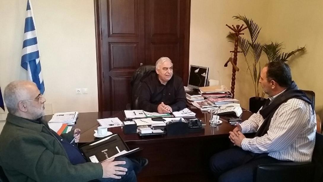 Συνάντηση Δεικτάκη - Κουράκη για το φράγμα Λαδούκου και αντιπλημμυρικά έργα