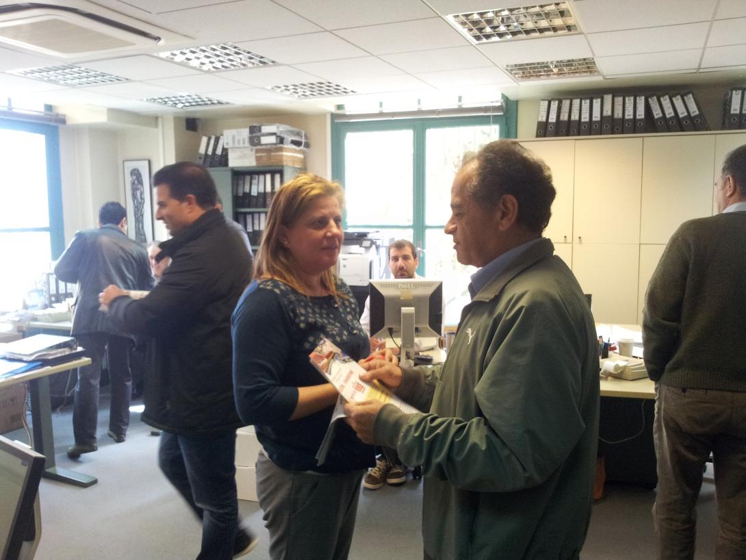 Περιοδεία Ορφανού και Βρύσαλη στα κεντρικά γραφεία των Μινωικών γραμμών