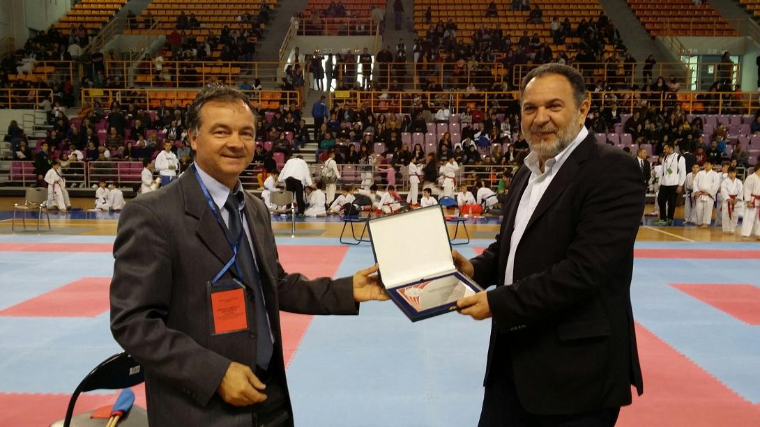 Στους Παγκρήτιους αγώνες Καράτε ο Δήμαρχος Ηρακλείου