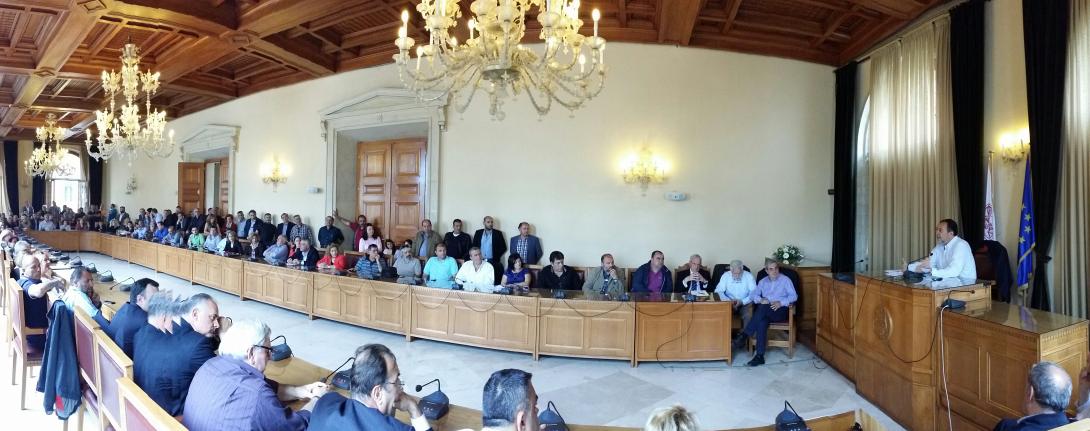 Η πρώτη συνάντηση των υποψηφίων του συνδυασμού “ΑΝΟΙΧΤΟΙ ΟΡΙΖΟΝΤΕΣ” με τον Γ.Κουράκη