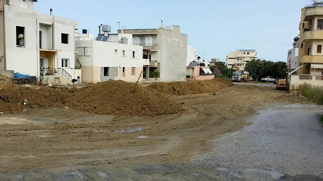 Συνεχίζονται τα έργα στην Ηλιούπολη