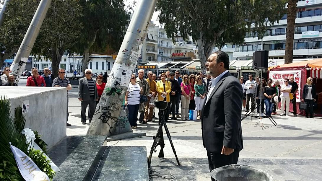 Μήνυμα δημάρχου Ηρακλείου για την Εθνική Αντίσταση