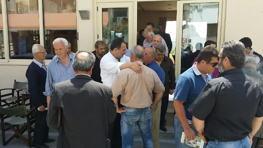 Στα Σταυράκια ο Γιάννης Κουράκης