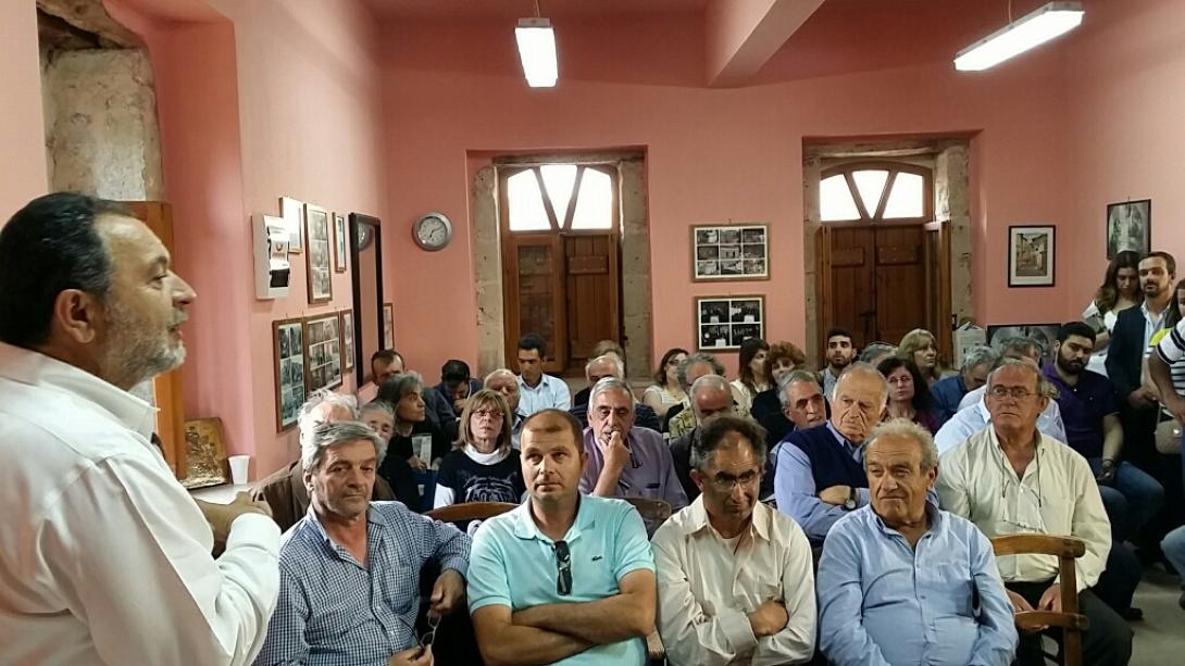 Στο Σίβα και στα Κεράσια βρέθηκε ο Γ.Κουράκης