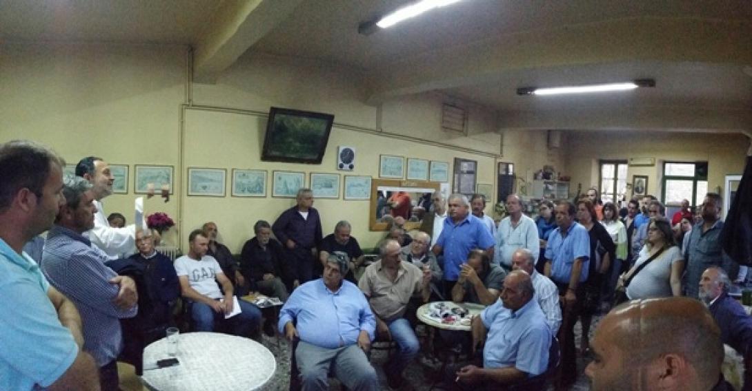 Με κατοίκους της Αυγενικής και του Βενεράτου μίλησε ο Γ.Κουράκης