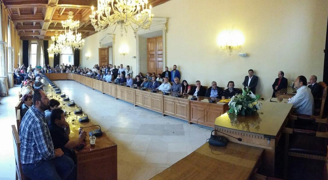 Συνάντηση με τους υποψηφίους του συνδυασμού του είχε ο Γ.Κουράκης