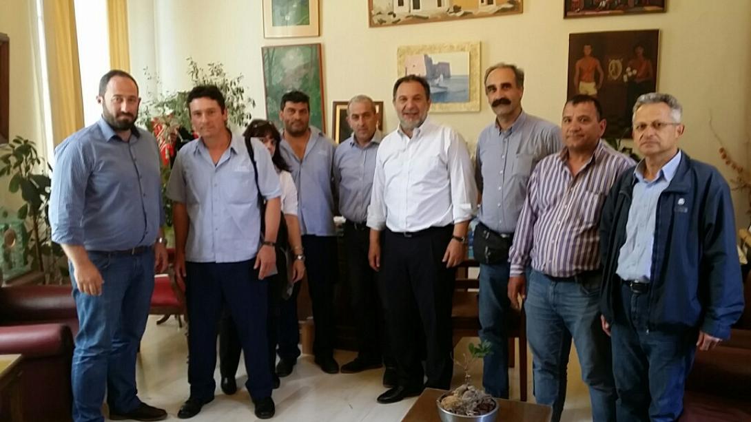 Στο πλευρό των δημοτικών αστυνομικών και των φυλάκων ο Γ.Κουράκης