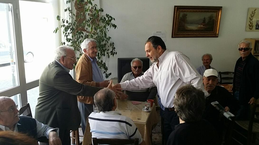 Τα Κέντρα Ημερήσιας Φροντίδας Ηλικιωμένων Πόρου και Κατσαμπά επισκέφθηκε ο Γ.Κουράκης