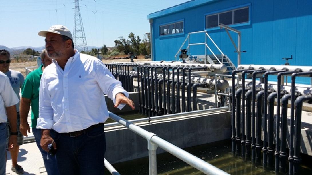 Εγκαίνια της μονάδας τριτοβάθμιας επεξεργασίας υγρών αποβλήτων της ΔΕΥΑΗ 