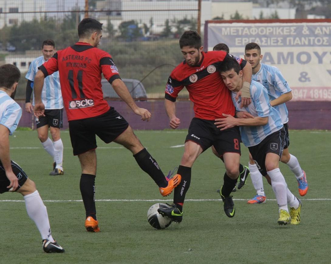 Α1 ΕΠΣΗ: Σπουδαίες  νίκες για Αστέρα Μυρτιάς και Τυμπάκι