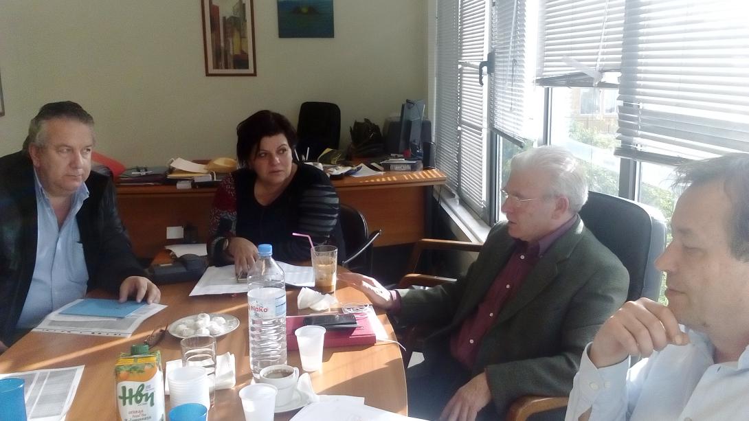 Ο Μανόλης Θραψανιώτης στο ΕΚΑΒ Κρήτης