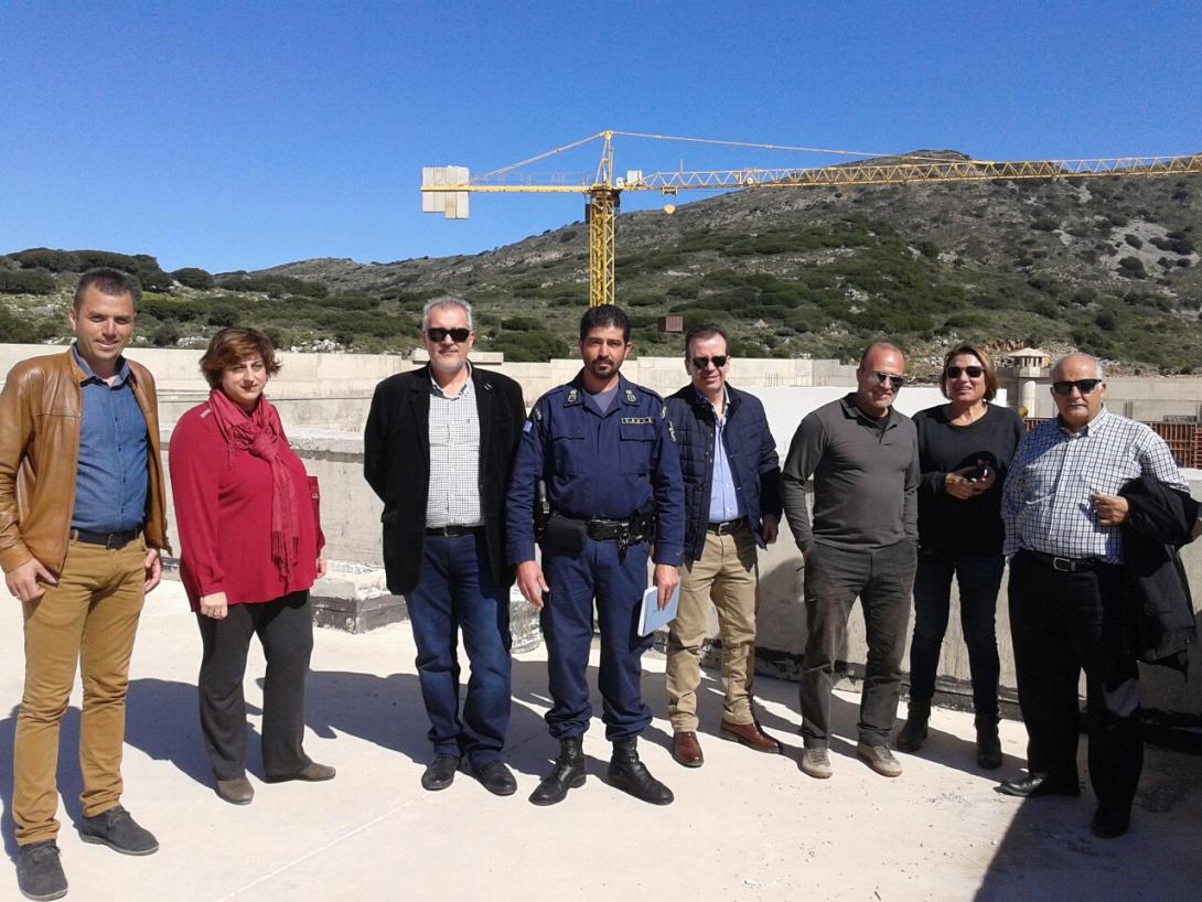 εργοτάξιο των νέων φυλακών στις Κουρούνες 