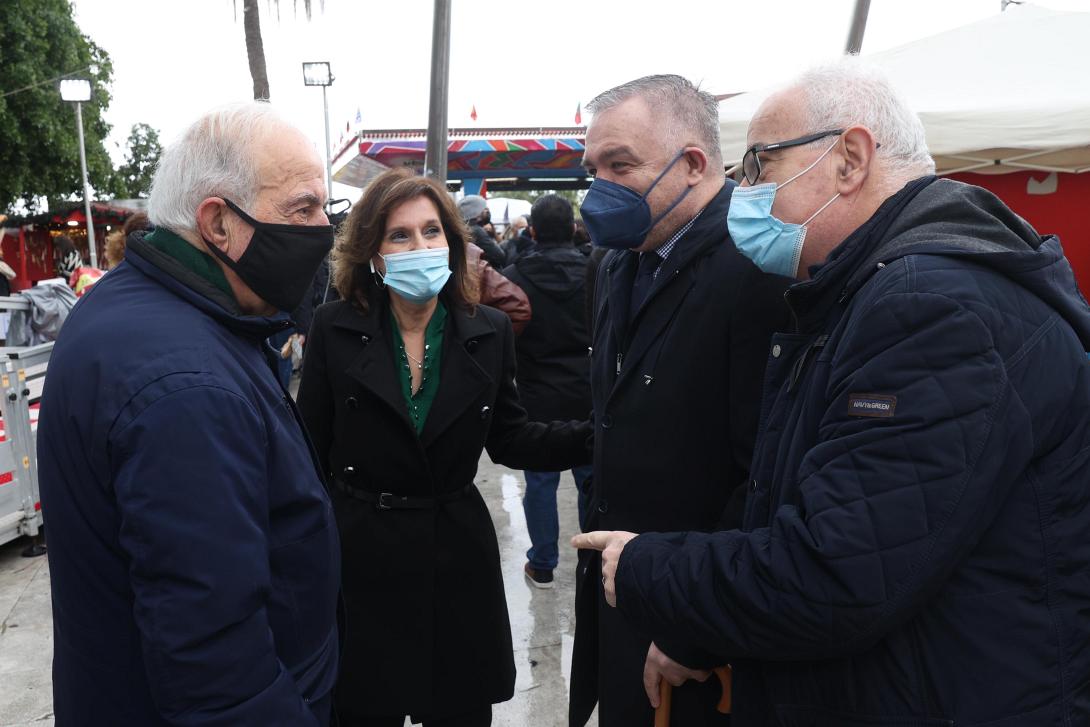 Στους εμβολιασμούς στο Χριστουγεννιάτικο Κάστρο ο Δήμαρχος Ηρακλείου Βασίλης Λαμπρινός