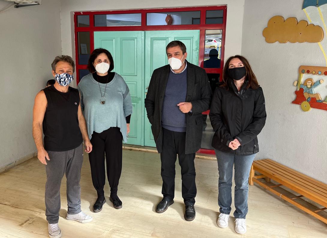 Επίσκεψη Α. Ξανθού σε δομές ειδικής εκπαίδευσης του Ρεθύμνου