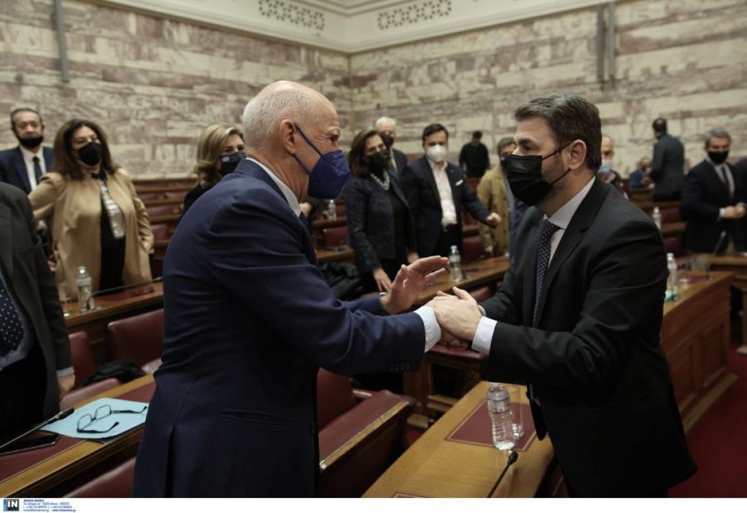 Νίκος Ανδρουλάκης και Γιώργος Παπανδρέου