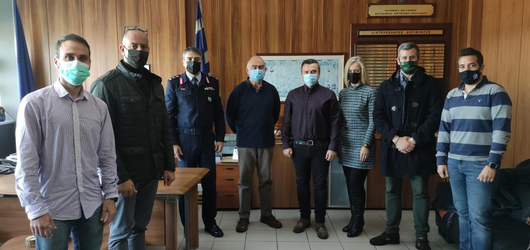 Συνάντηση της Ένωσης Αξιωματικών Ελληνικής Αστυνομίας με τον Ταξίαρχο κ. Σπυριδάκη