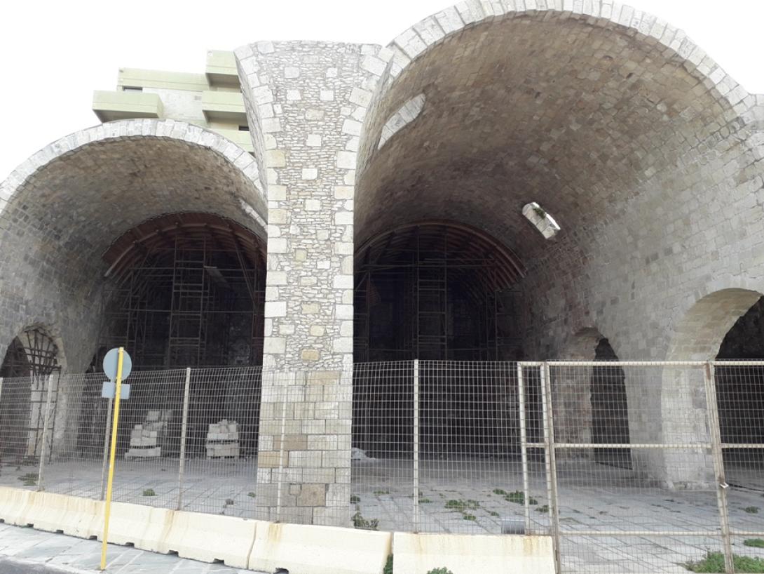 Ενετικός Λιμένας, τμήμα από τα Δυτικά Νεώρια.