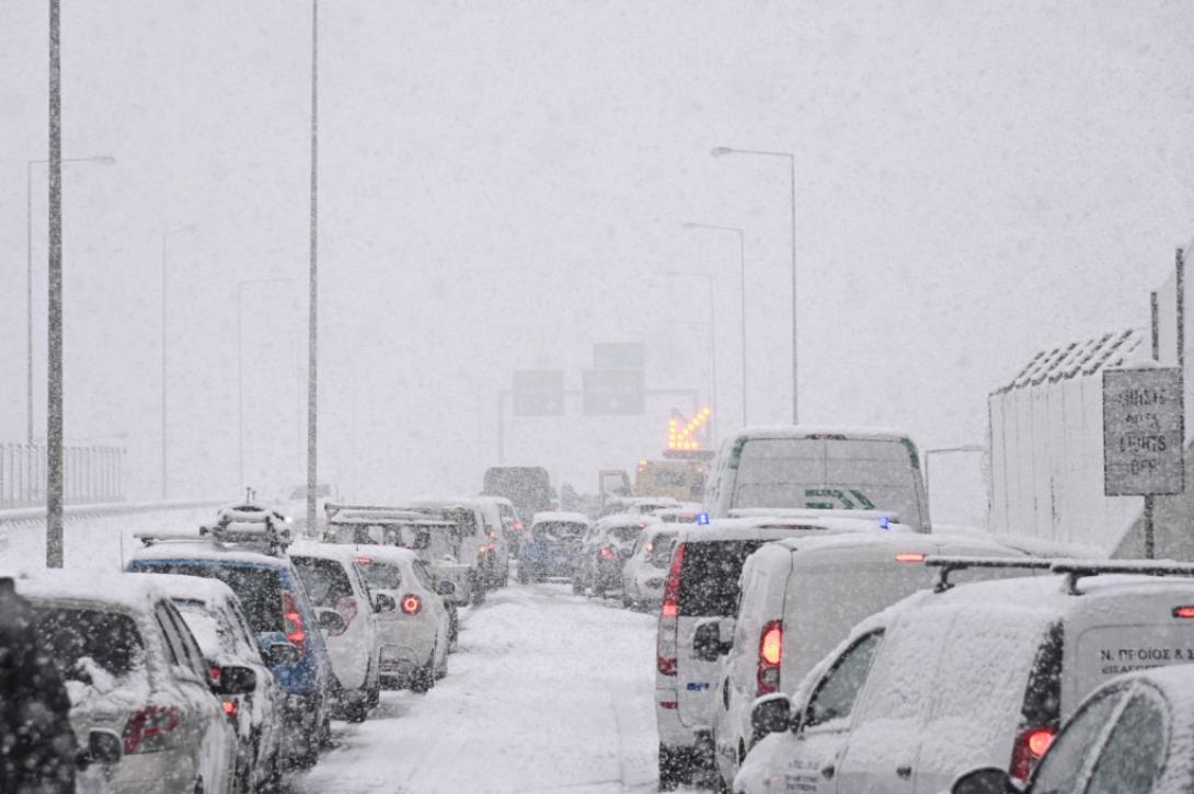 Κακοκαιρία Αττική Οδός