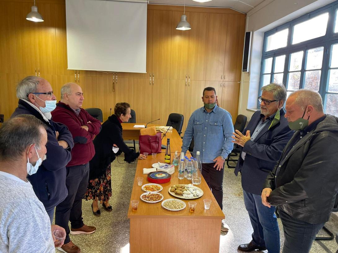 Τελετή παράδοσης παραλαβής στην κοινότητα Βραχασίου