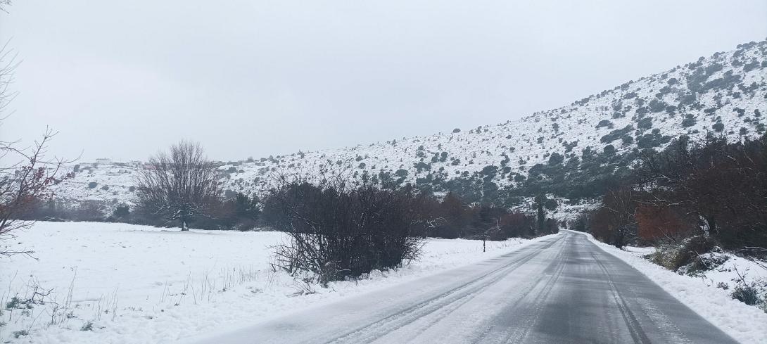 Οροπέδιο Λασιθίου χιόνια