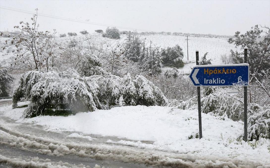 Χιόνια στο Ηράκλειο