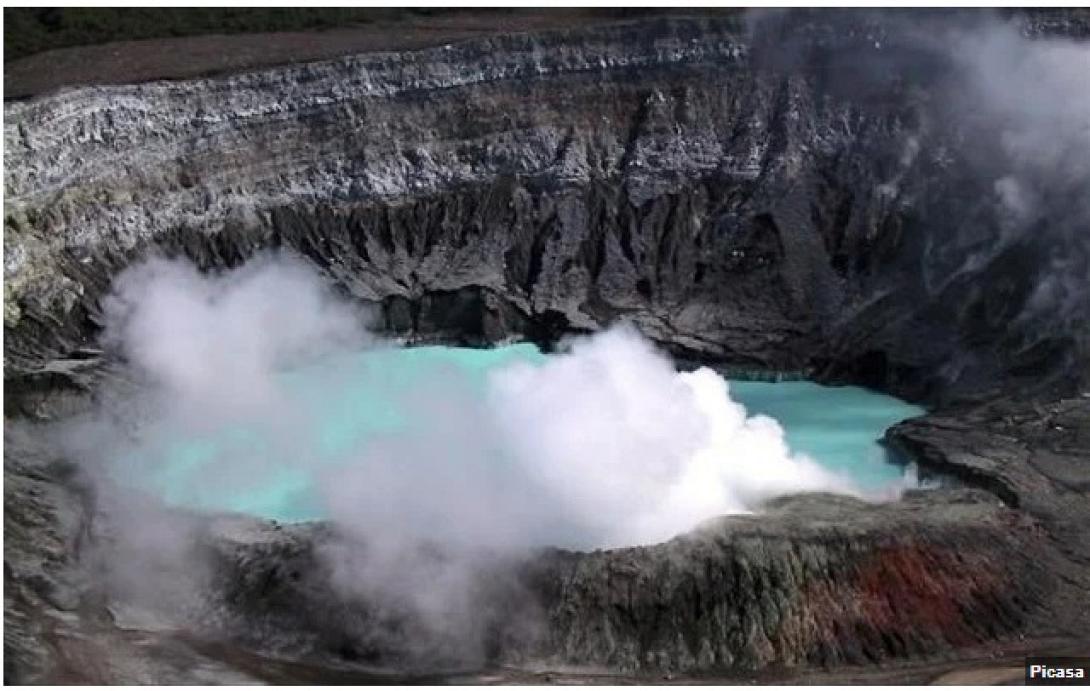 λιμνη που βραζει