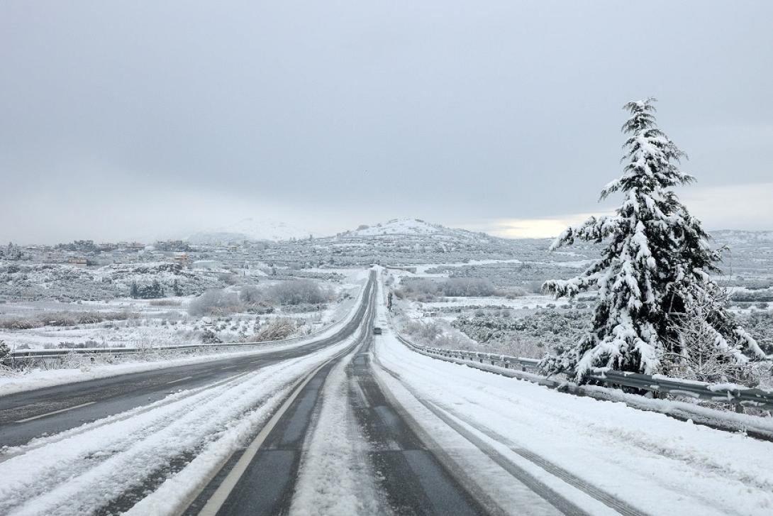 χιόνια αρκαλοχώρι