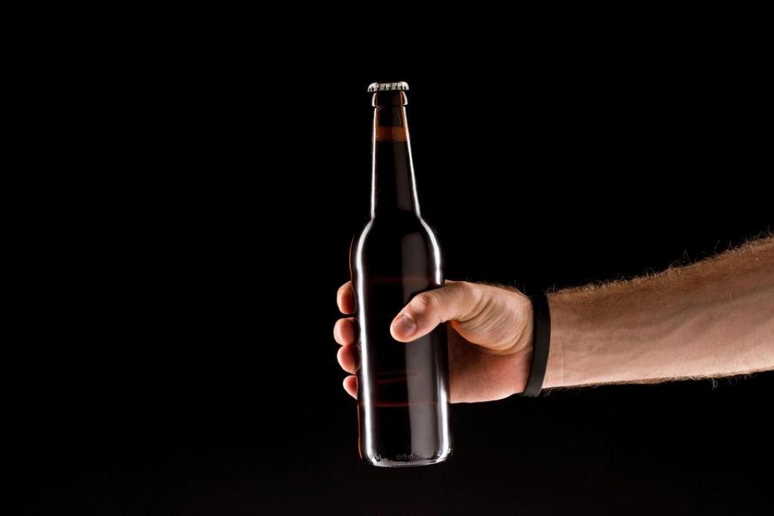 black beer, erection, man