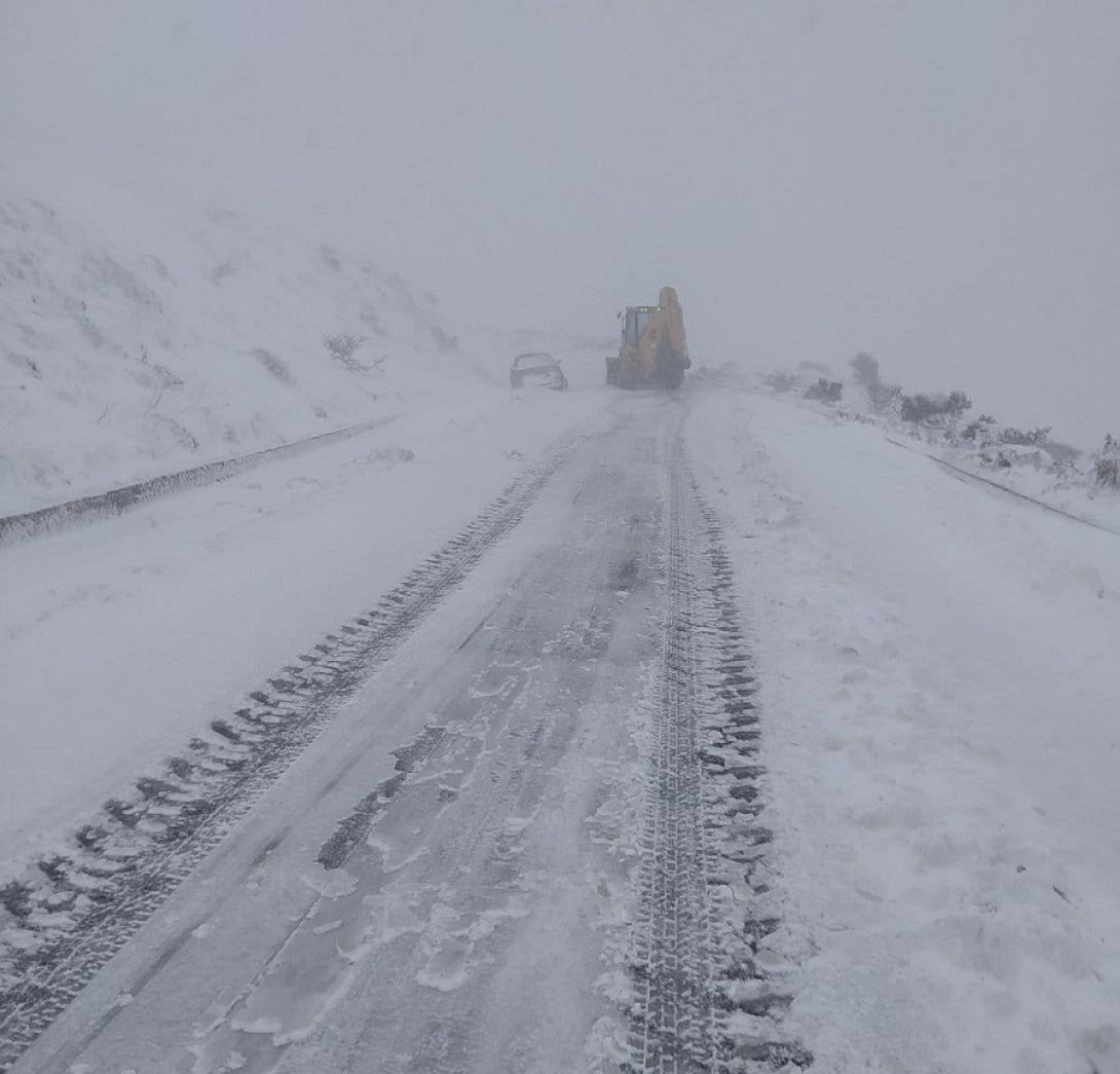 δρόμος με χιόνια - Κρήτη