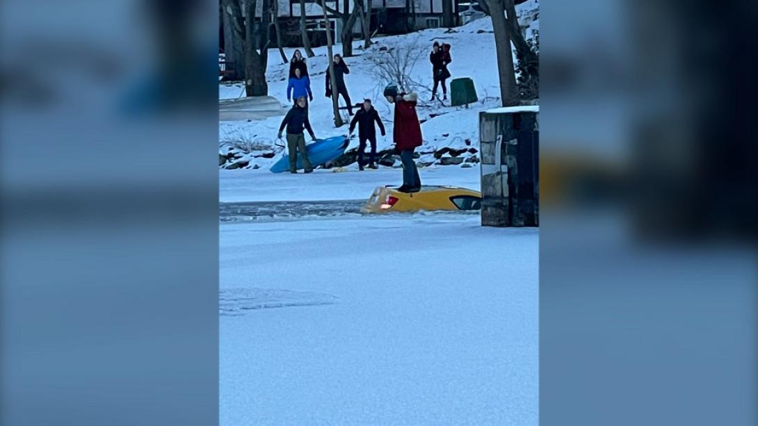 ποταμος με παγο