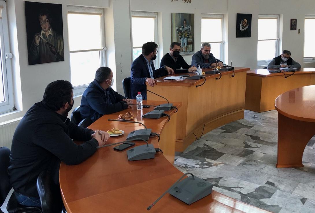 Επίσκεψη Σενετάκη στον Δήμο Μαλεβιζίου