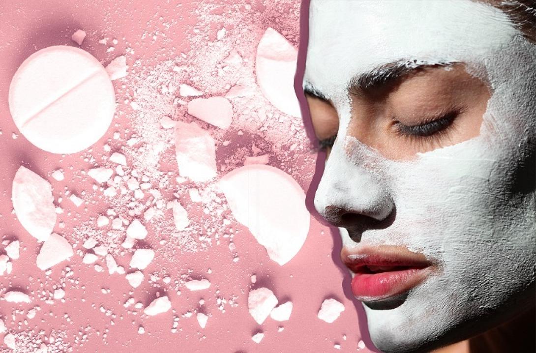 μάσκα προσώπου με ασπιρίνη