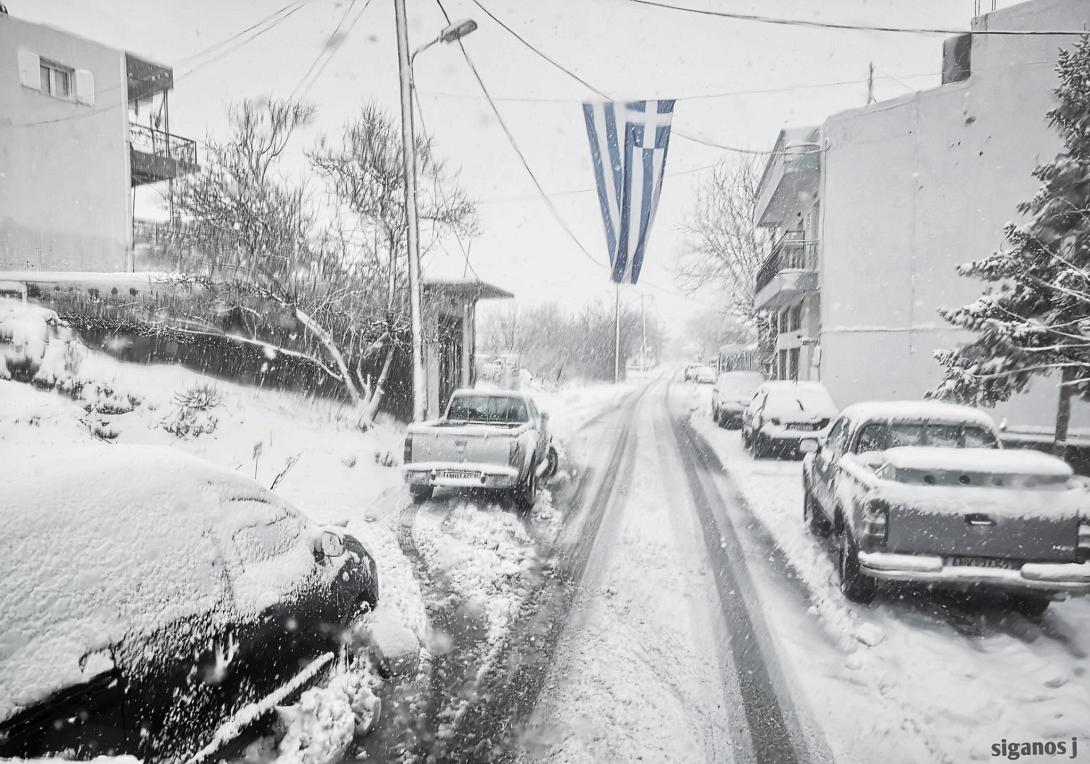 οροπέδιο λασιθίου χιόνια