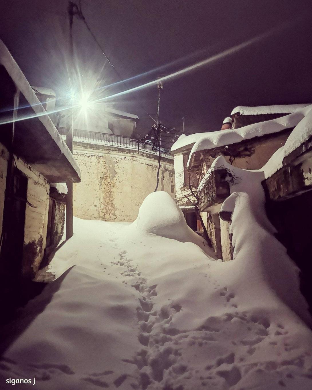 Οροπέδιο Λασιθίου χιόνια