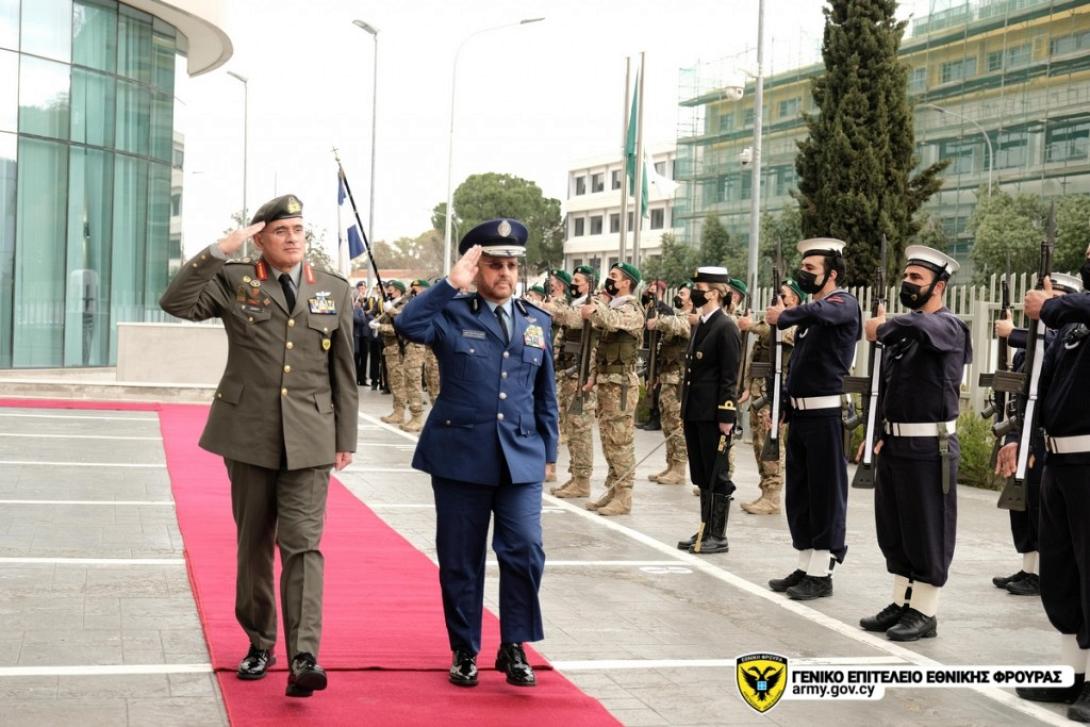 Επίσημη Επίσκεψη Αρχηγού Ενόπλων Δυνάμεων του Βασιλείου της Σαουδικής Αραβίας  στην Κύπρο