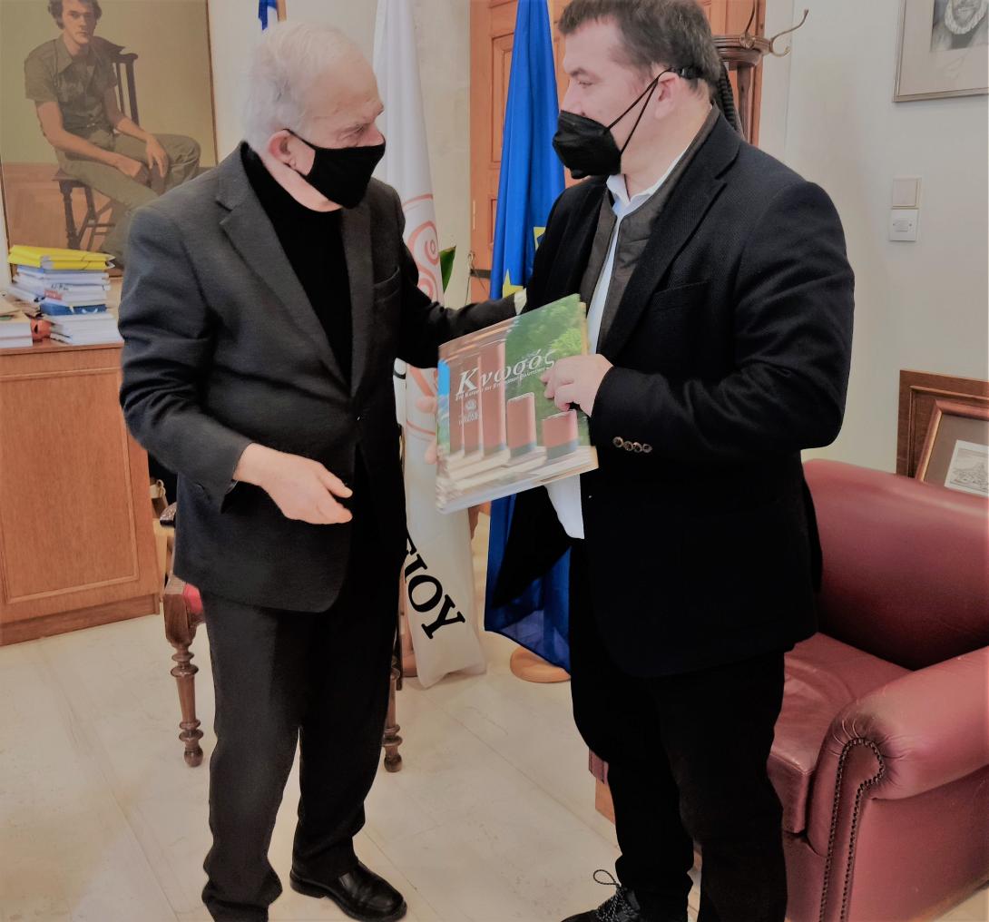 Συνάντηση Δημάρχου Ηρακλείου με τον Πύρρο Δήμα