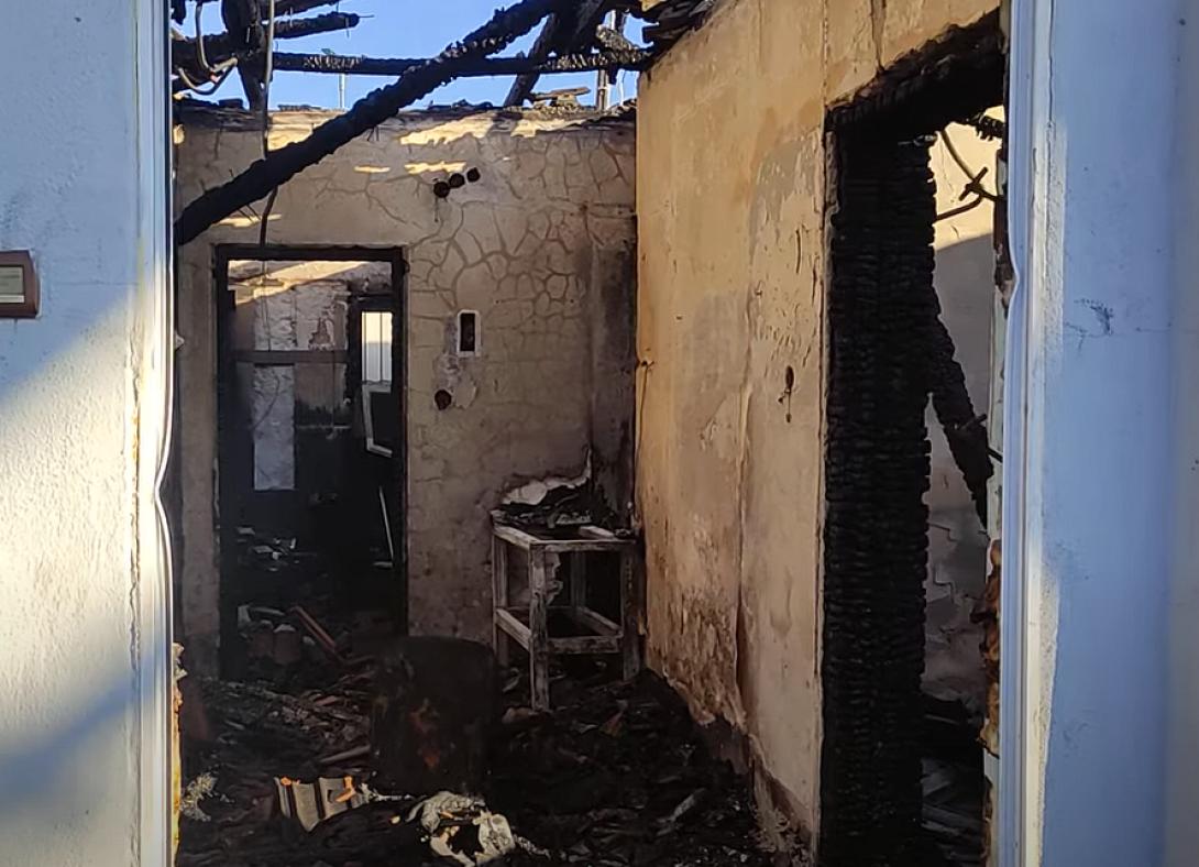 Φωτιά σε μονοκατοικία - Θεσσαλονίκη