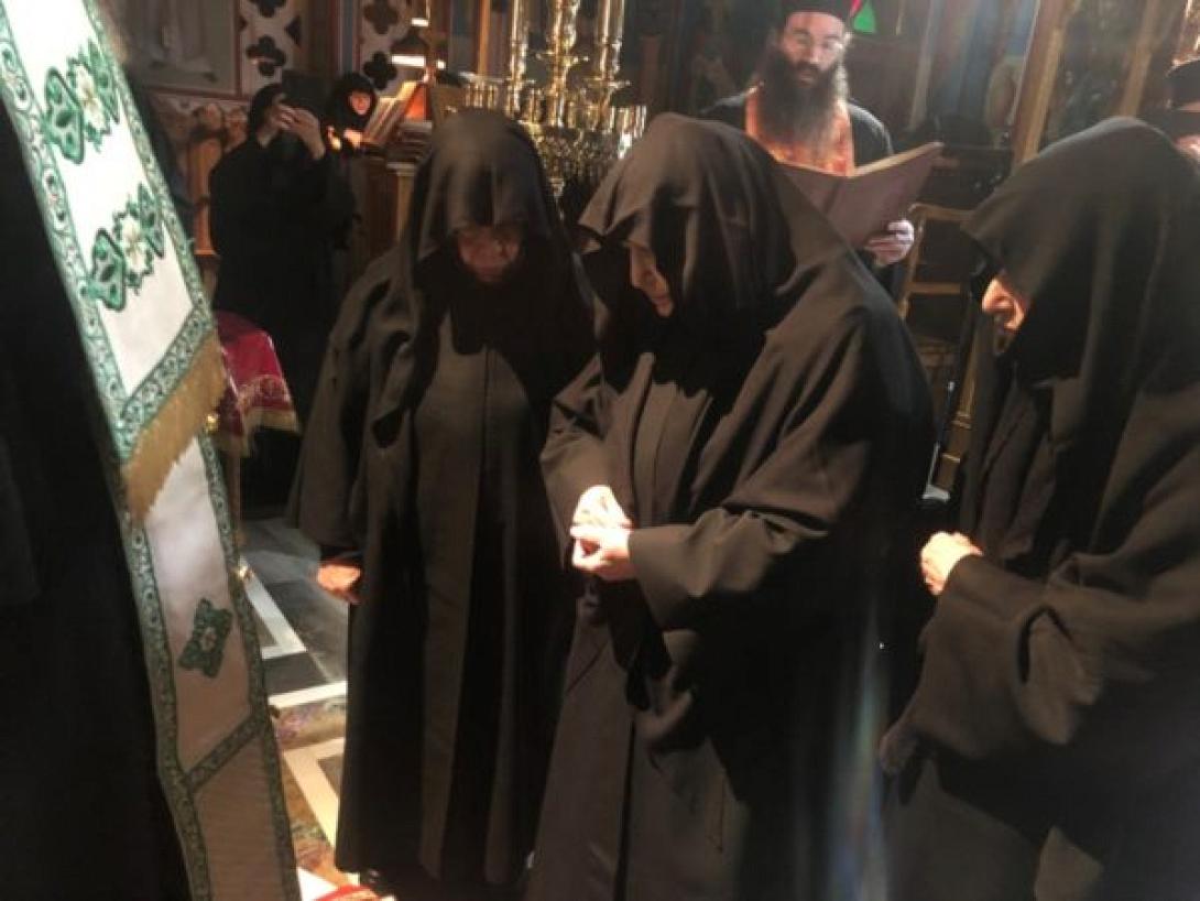 ενθρόνιση ηγουμένης - Πάρος