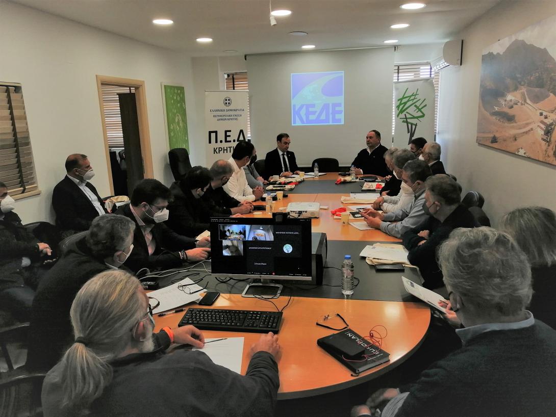 ΠΕΔ Κρήτης: Επαφές για ζητήματα των ΟΤΑ και την ανακύκλωση