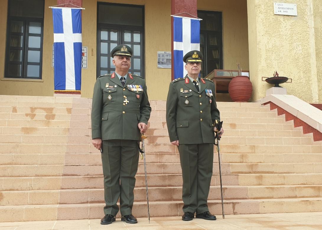 Αλλαγή σκυτάλης στη Διοίκηση της Σχολής Εφέδρων Αξιωματικών Πεζικού
