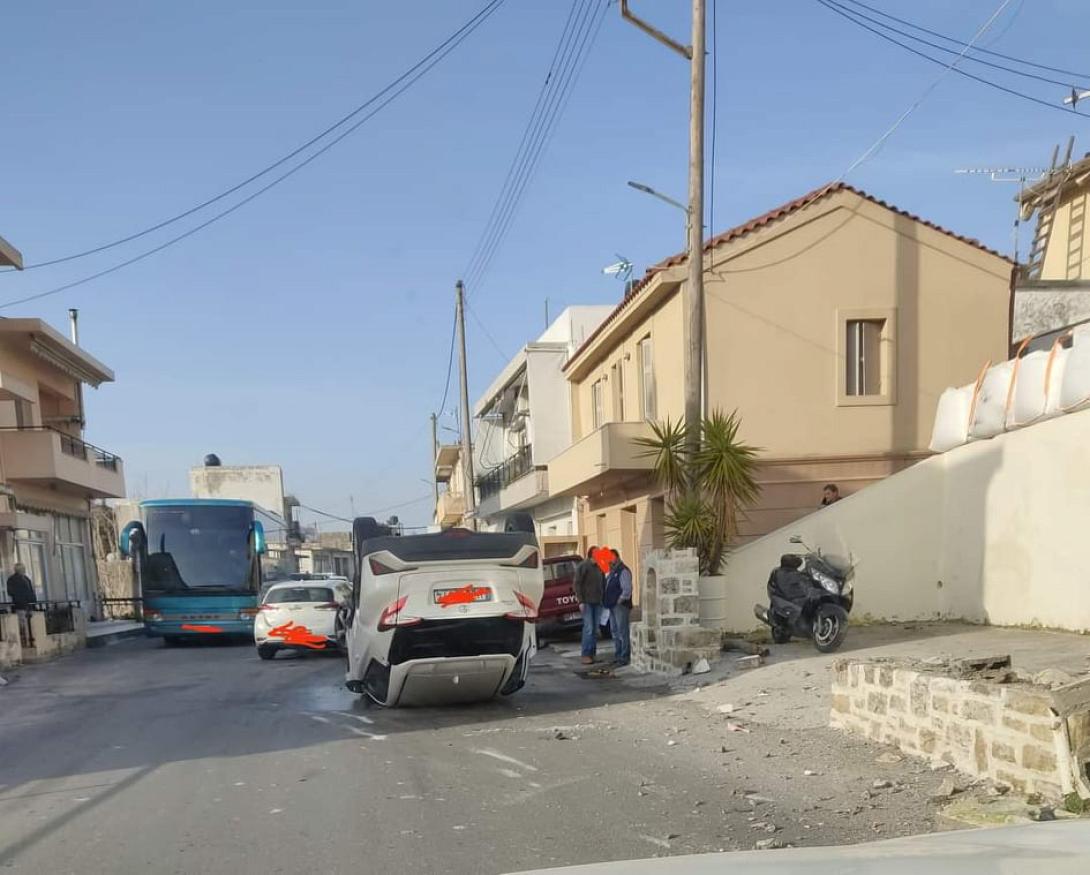 αγία βαρβάρα τροχαίο